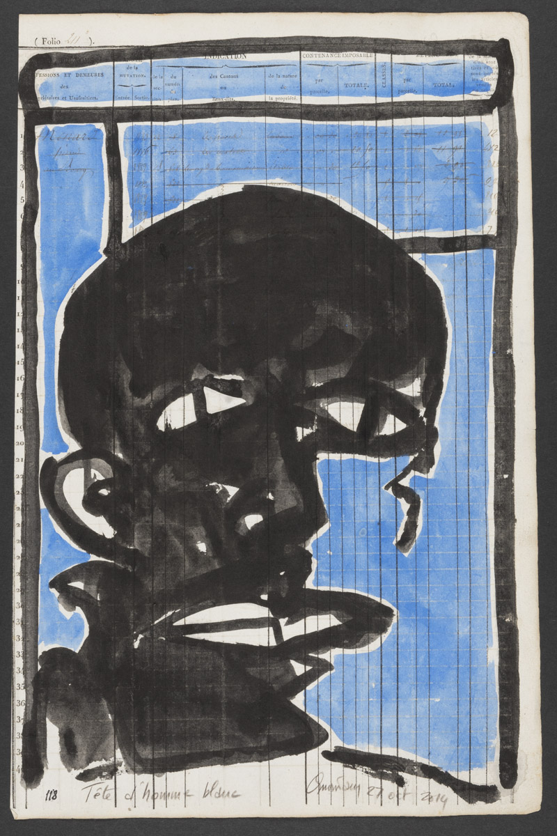 Tête d’homme blanc